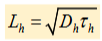 <p>The mean distance diffused by the excess carriers before recombination.</p>