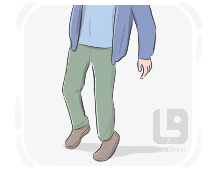 <p>Ex: What happened to him, he’s <strong>limping</strong></p>