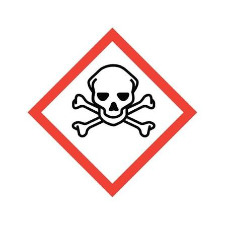 <p>What hazard is shown here? (skull icon)</p>