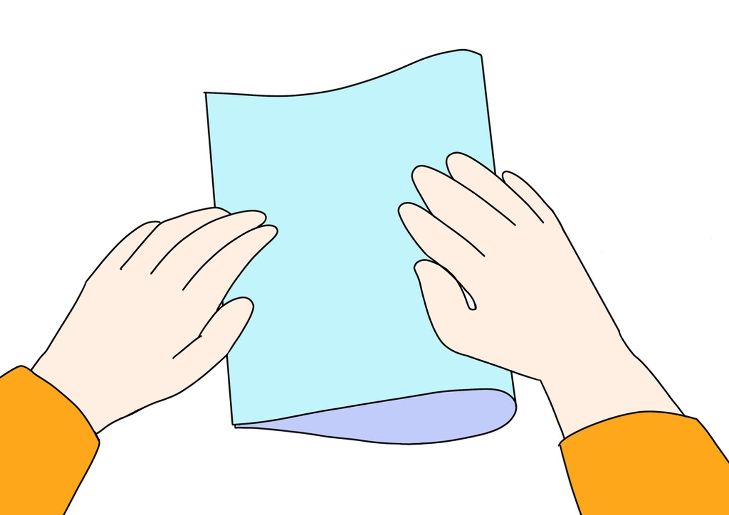 <p>việc gấp giấy</p>