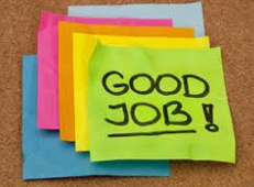 <p>feeling happy about something;</p><p>a good outcome about something;</p><p>certain that something is true</p>