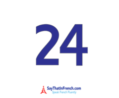 <p>twenty four</p>