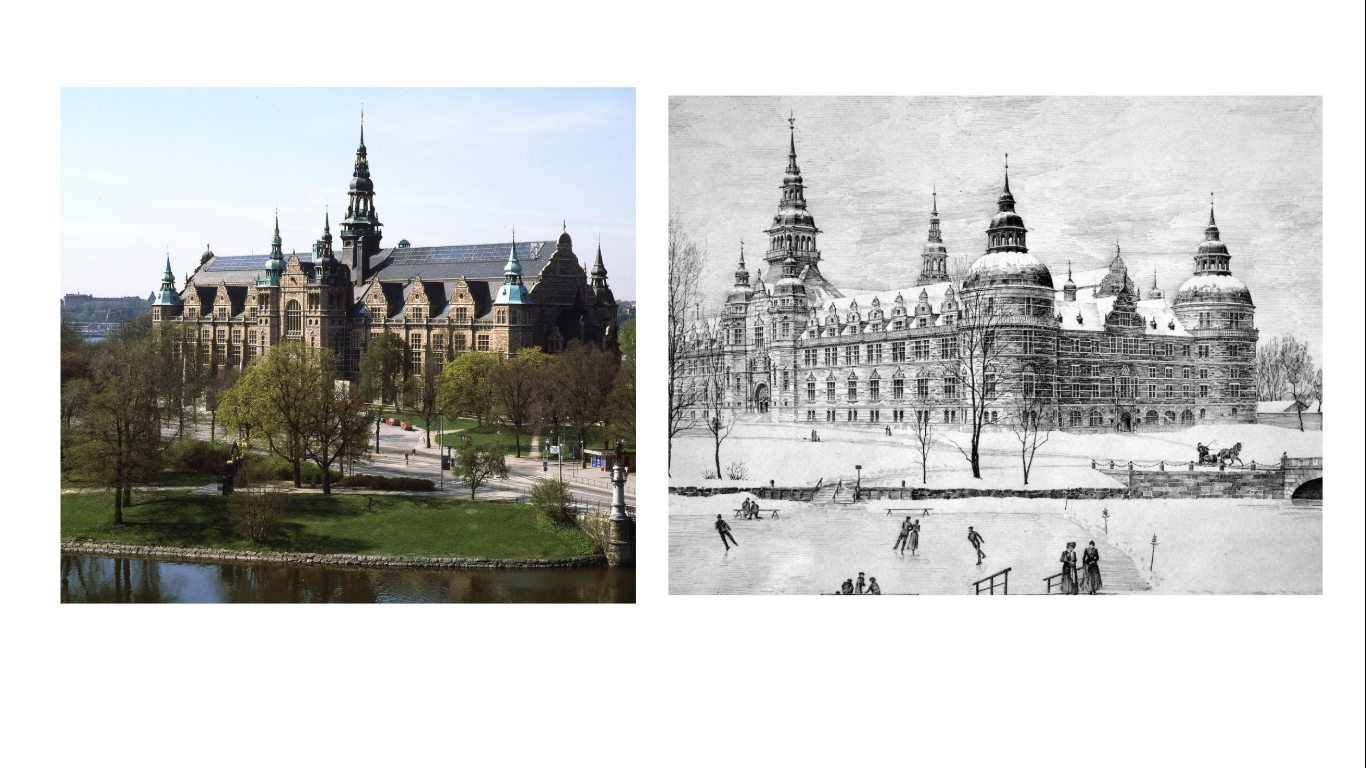 <p>Grundarens namn</p><p>Byggnadens namn</p><p>Kulturell stil</p><p>Epok</p>