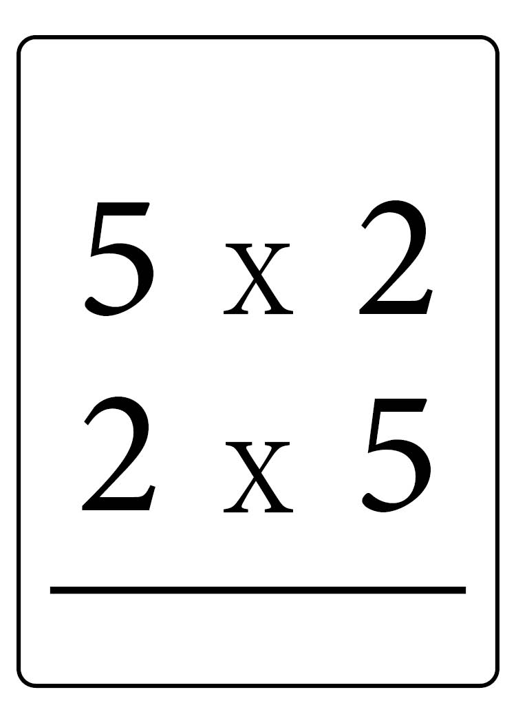 <p>5×2 or 2×5 = ?</p>