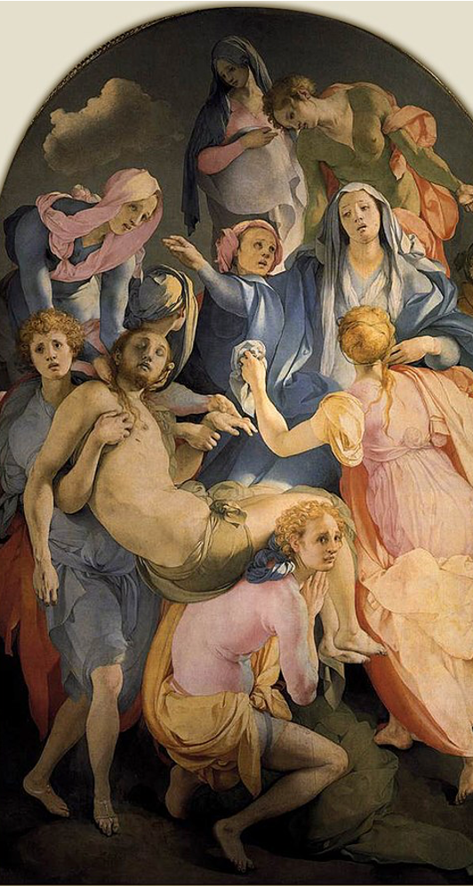 <p>←What is the this piece called, who painted it, and how did it reflect the styles of its period?</p>