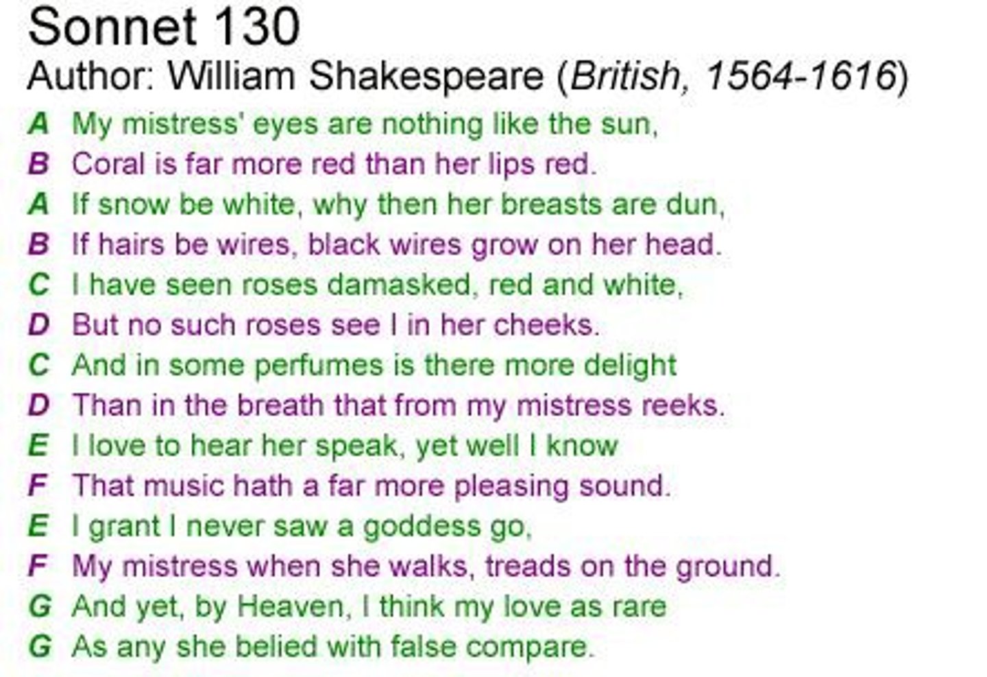 <p>14 line poem</p>