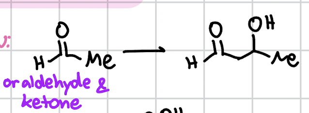 <p>aldol addition</p>