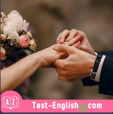 <p>The day two people _____ (2 words), they become husband and wife</p>