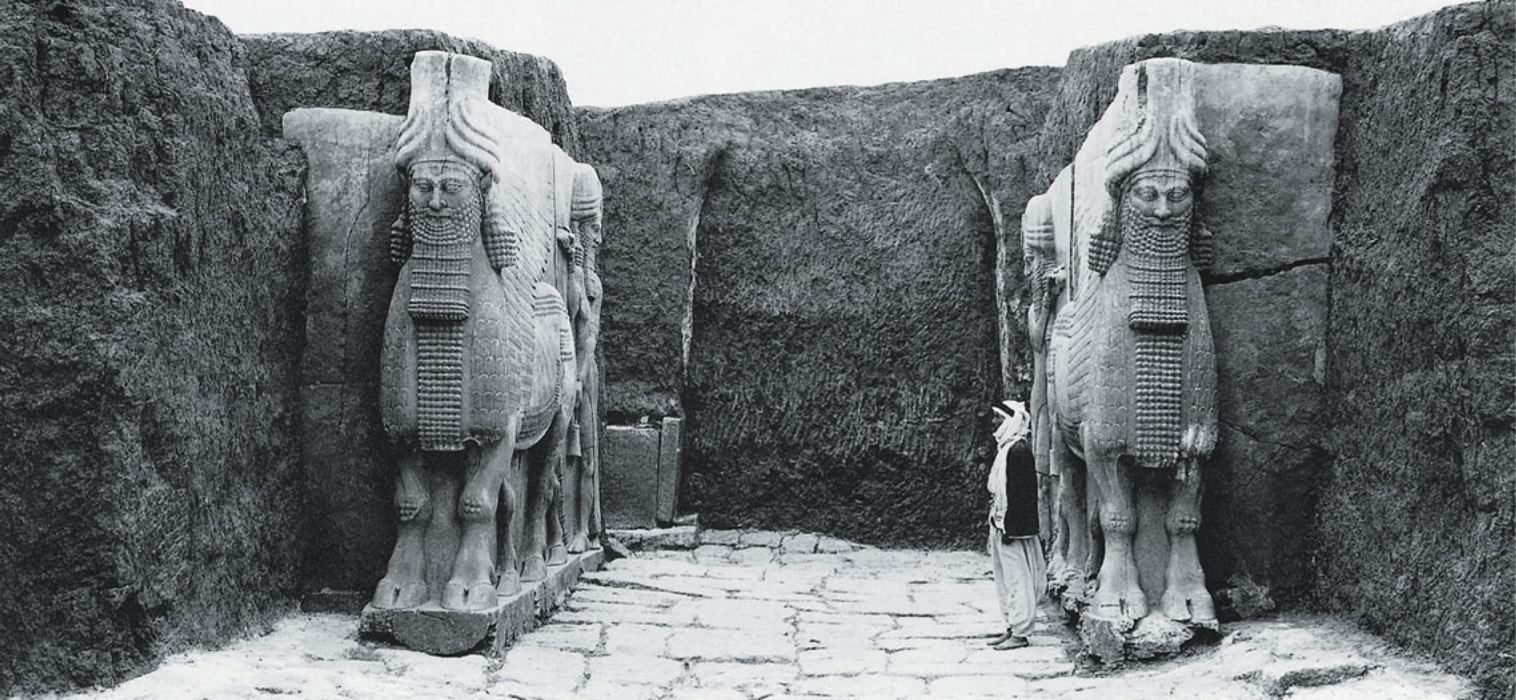 <p><span>wing headed bulls, guardian figures</span></p>