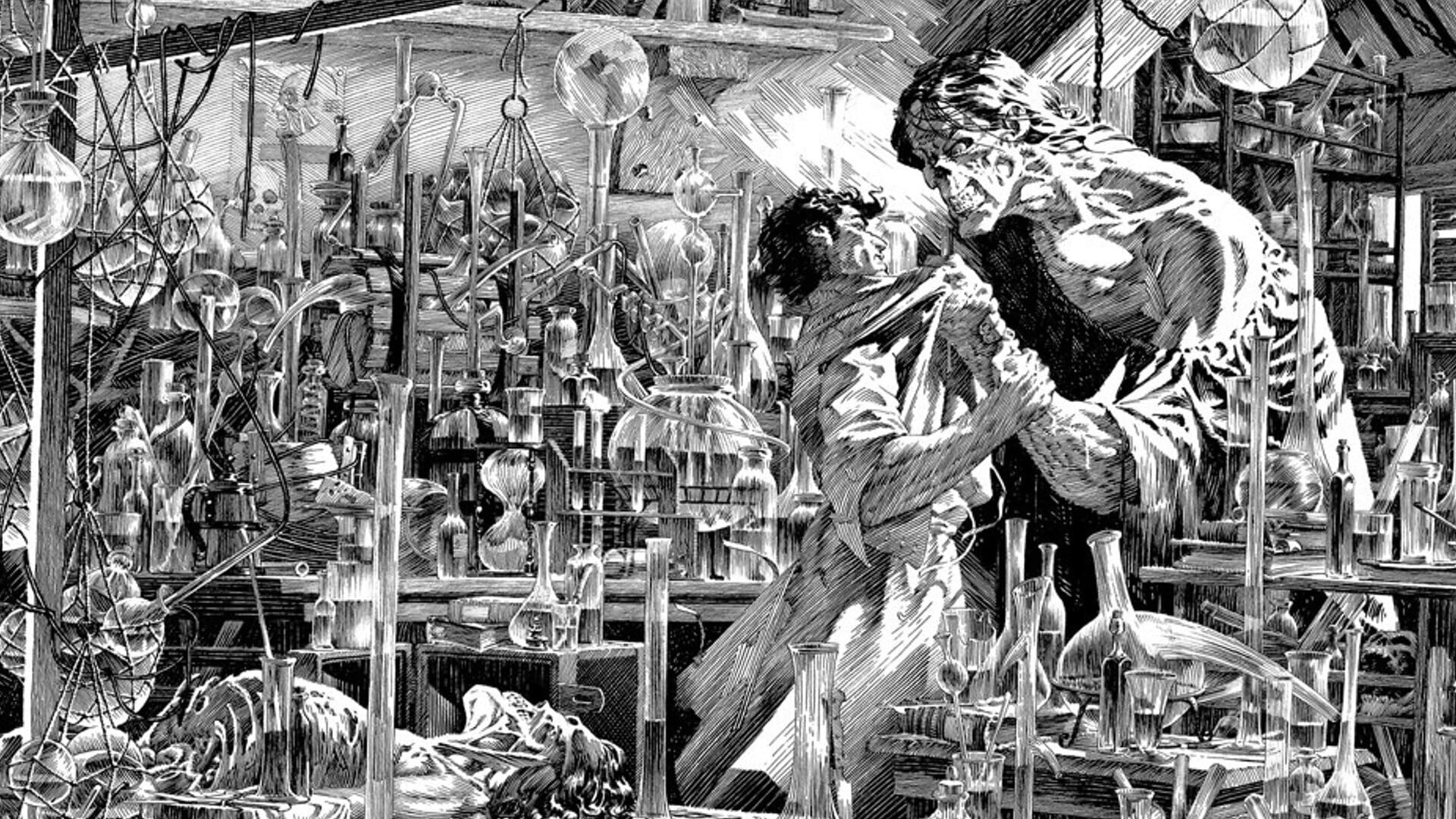 <p>The Creature says that if he (Victor) will not agree to his terms, he promises to “glut the maw of death”.</p>