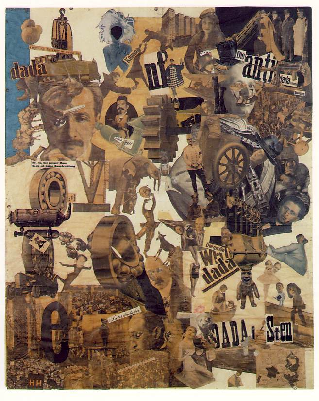 <p><strong>Hannah Höch, Schnitt mit dem Küchenmesser Dada durch die Lette Weimarer Bierbauch- Kulturepoche Deutschlands, 1919</strong></p>