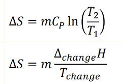 <p>Sensible Heat (temperature change), Latent Heat (phase change)</p>
