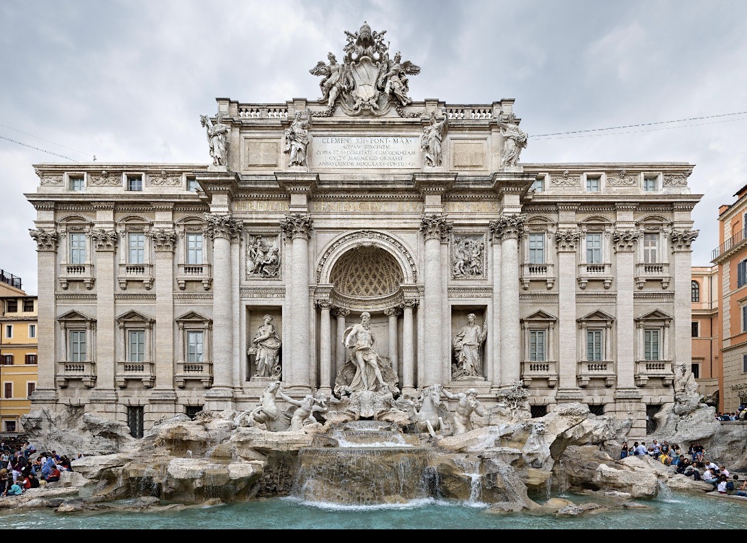 <p>Trevi Fountain/ Fontana di Trevi </p><p>Rome 1732-62 </p><p>Nicola Salvi</p><p>Giuseppe Pannini </p>