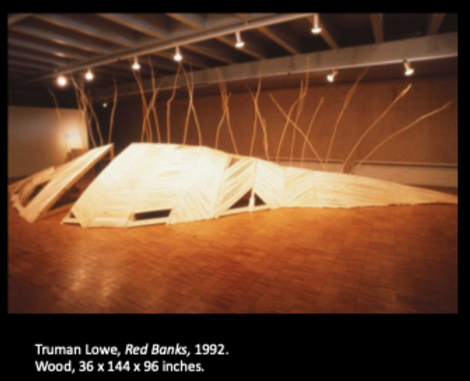 <p>Truman Lowe, Red Banks, 1992. (compare and contrast)</p>
