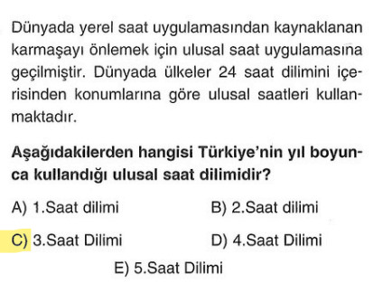 <p>Türkiye artık kış saati uygulamasını bıraktı ve yıl boyunca Iğdır’ın yerel saati olan <strong>+3. saat dilimini</strong> kullanmaktadır.</p>