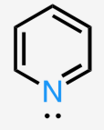 <p>sp2</p><p>2 bonds, 1 lone pair</p><p><120°</p><p>ex: pyridine</p>