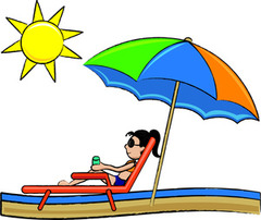 <p>to sunbathe</p>