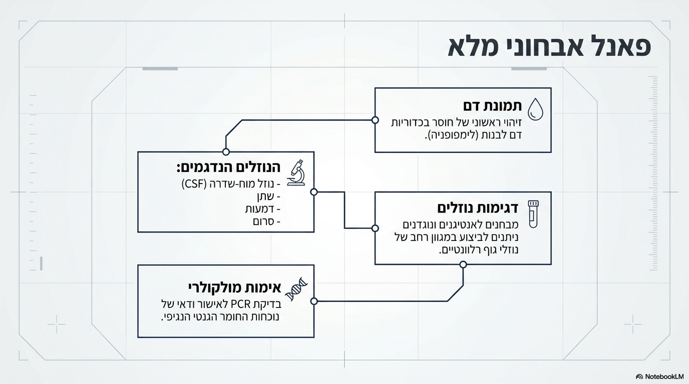 <p>כיצד מאבחנים כלבלבת בקליניקה ובמעבדה, ומהם הממצאים ההיסטולוגיים האופייניים? <em> </em></p>