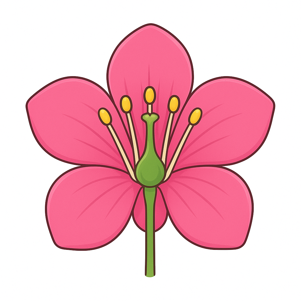 <p>A flower that has both male and female reproductive parts.</p>