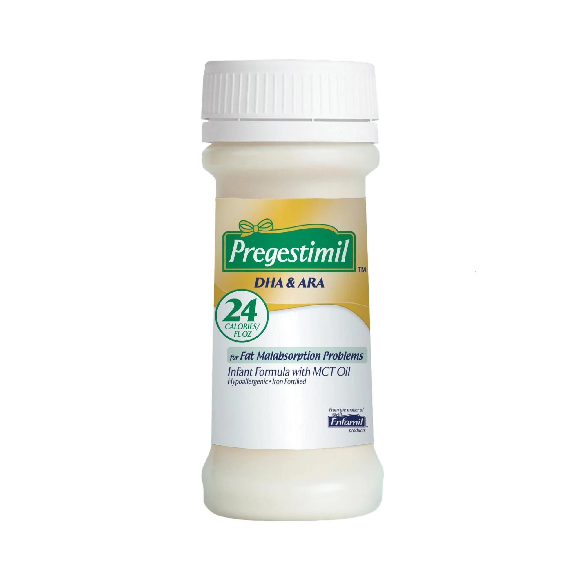 <p>pregestimil (55%MCT/45%LCT) with added MCT oil may be considered as clinical status improves</p>