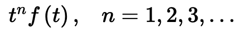 <p>f(t) = L<sup>-1</sup> { F(s) }</p>