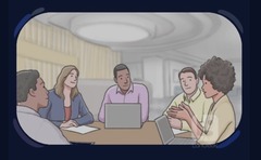 <p>a formal meeting for discussion</p>