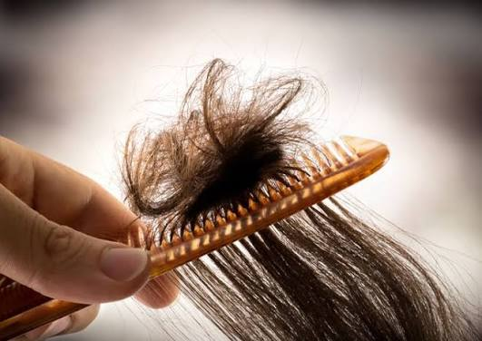 <p>Ex: My hair is completely <strong>tangled</strong></p>