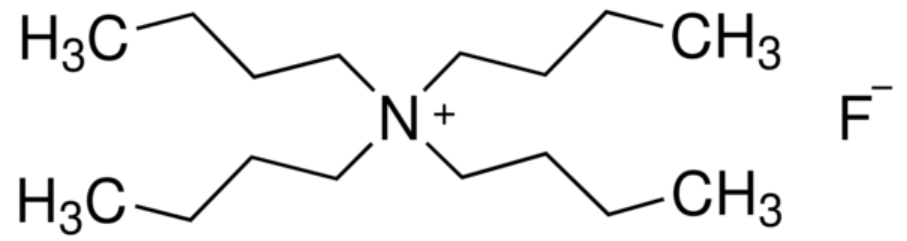 <p>Source of Fluoride ions </p><p>deprotection of silyl ethers </p>