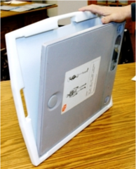 <p>a grid mounted in a frame that can be attached to the front of an image receptor for mobile radiography and other special applications.</p>