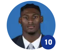 <p>#10 WR</p>