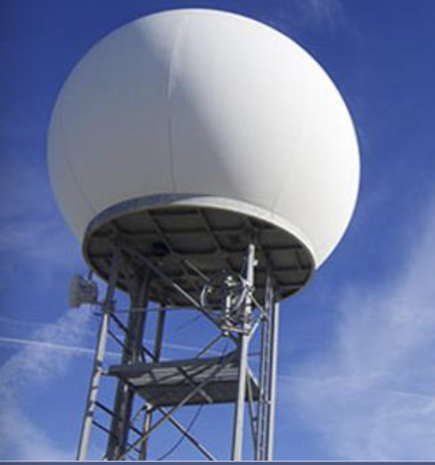 <ul><li><p>Can detect rotation of mesocyclones</p></li><li><p>Radar emits radio waves that reflect off raindrops in a cloud</p></li></ul><p></p>