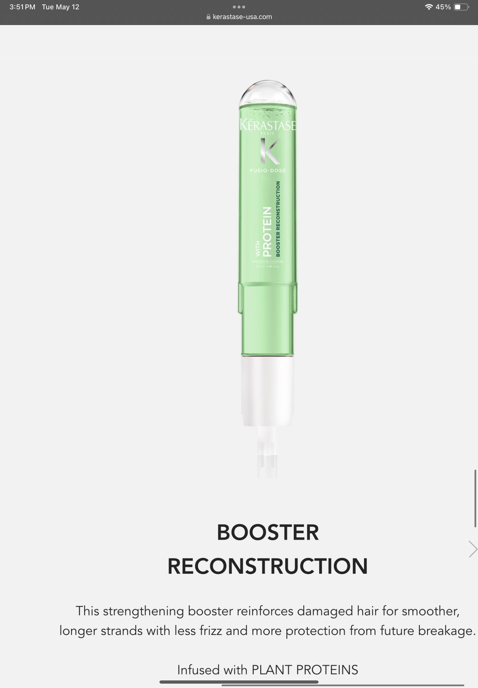 <p>Booster reconstruction </p>