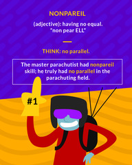 <p>having no equal</p>