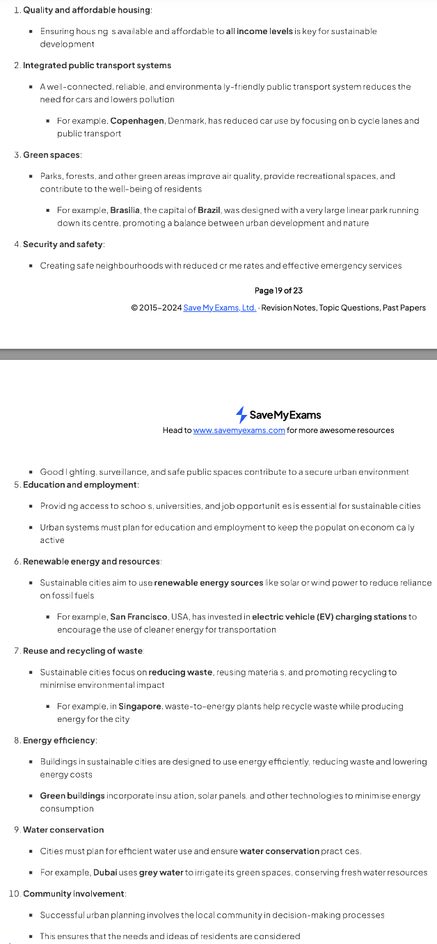 <p>Urban planning is the process of designing how land and buildings in a city are used to meet the needsof the population</p><p>It focuses on the best way to organise urban space to meet the physical, environmental,commercial, industrial, and social needs of all residents</p><p></p>