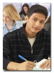<p>A student from Italy = Italian Student (male)</p>