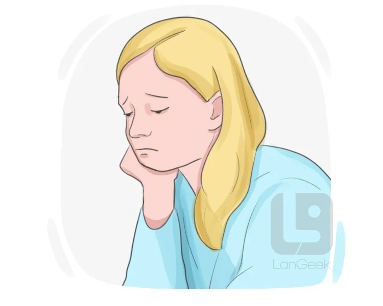 <p><span><span>experiencing or creating a sense of sadness or hopelessness in a situation or atmosphere</span></span></p>