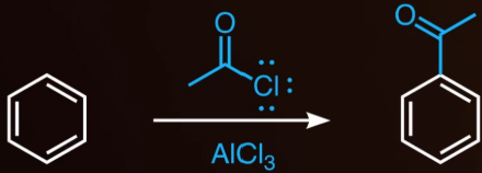 <ul><li><p><span style="background-color: transparent;">Doesn’t work if a nitro group is on the benzene ring.</span></p></li><li><p><span style="background-color: transparent;">Aniline also doesn’t work (NH<sub>2</sub> on benzene)</span></p></li></ul><p></p>