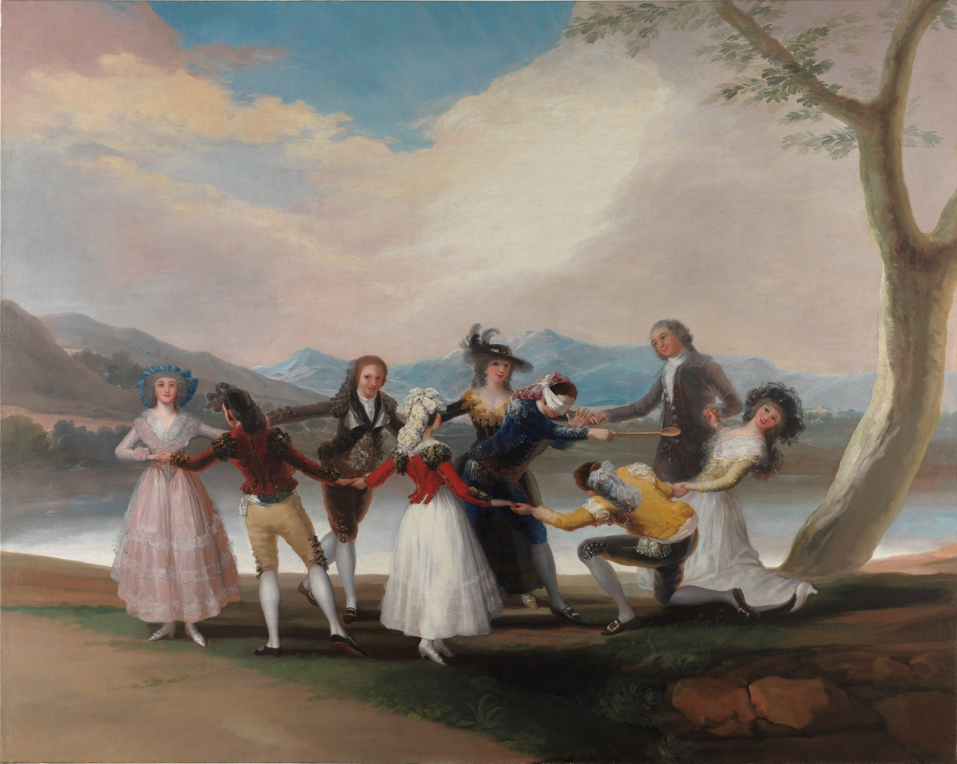 <p>Francisco de Goya: La gallina ciega </p>