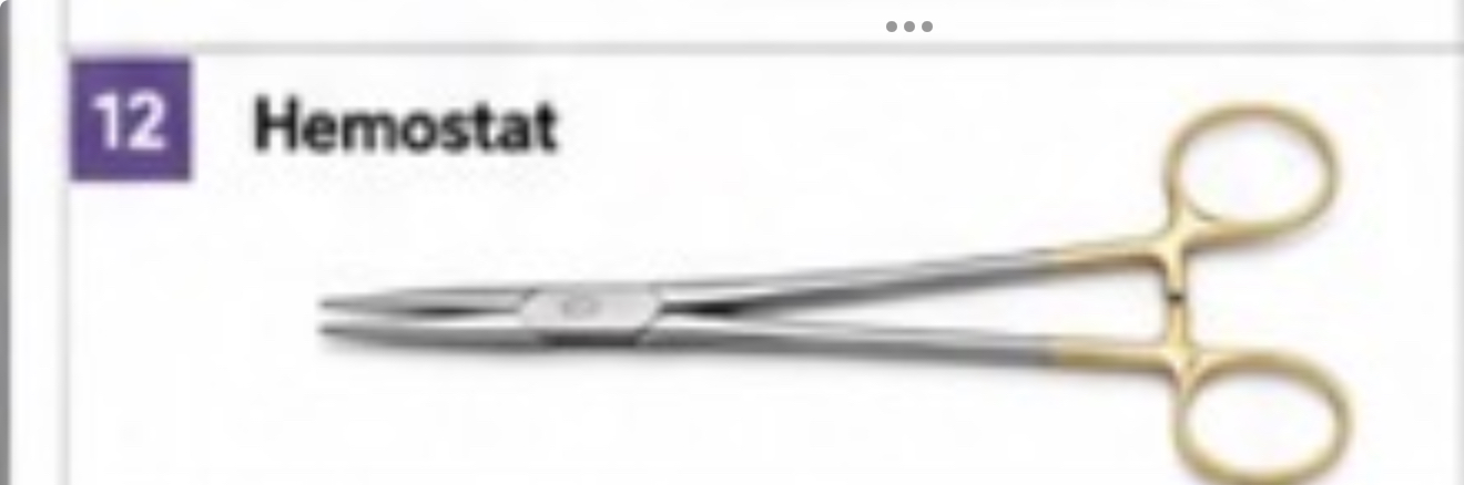 <p>Hemostat</p>