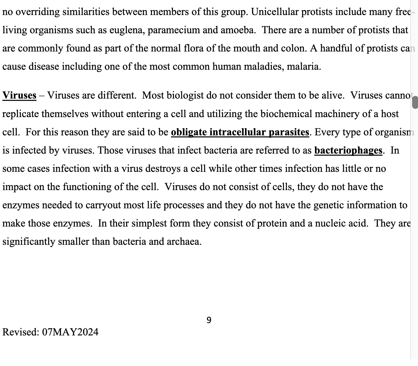 <p>Viruses</p>