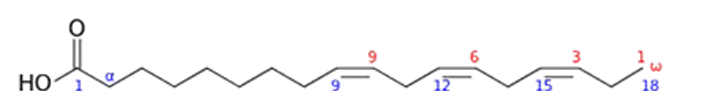 <p>Identifica il nome IUPAC dell’acido linolenico</p>