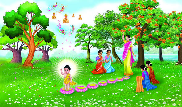 <p><span><span>Lumbini Garden, in the city of Kapilavastu. [Vườn Lâm Tỳ-ni, thành Ca Tỳ La Vệ.]</span></span></p>