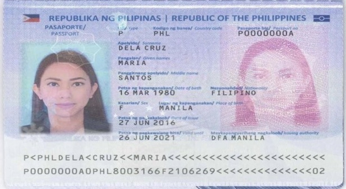 <p>What is the passport number?</p>