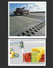 <p>Expansion slots on bridges are needed to accommodate changes in length that result from thermal expansions and contractions throughout the seasons.</p><p>Running hot water on a jar lid loosens it. This is because the metal may be heated more directly by the hot water, or even if the jar is heated uniformly, metals expand more than glasses because </p><p>α(metal) > α(glass)</p><p>* Golden Gate Bridge: increases each summer by a meter. </p><p> * What happens if you pour a sidewalk in the winter time? What happens when the summer comes along? Slabs on concrete expand. If you don't allow for expansion, they can bunker. </p><p> * Bridges expand in sections, so they have expansion spots. When the slabs grow, they grow fitting like a puzzle, with each other, and in the winter, they move apart, leaving space between (PIC).</p><p> * Jar: If you're having a hard time opening a jar, run it under hot water -> expands because metal has a bigger alpha coefficient than glass, so you can open it.</p>