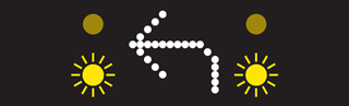 What does it mean if you see this signal on the motorway?