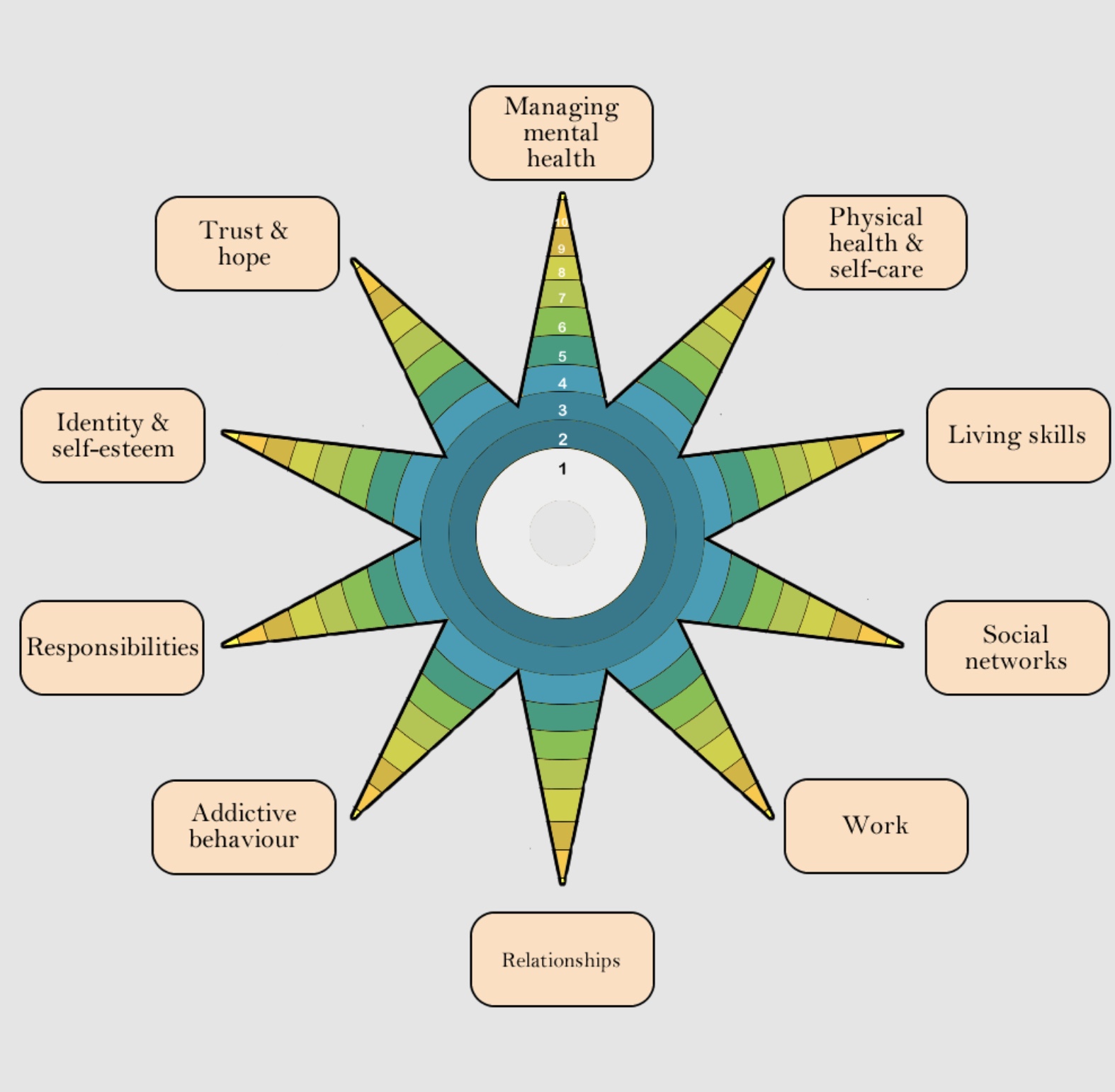 <p>Recovery star</p>