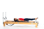 <p><strong>Setup</strong></p><ul><li><p>Lying supine in neutral spine position, legs straight and parallel, toes placed on footbar, feet hip width apart and plantarflexed</p></li><li><p>Resistance: medium to heavy | <strong>Springs: 3R or 3R+ 1B</strong></p></li></ul><p><strong>Movement</strong></p><ul><li><p>Inhale: Lower heels</p></li><li><p>Exhale: Lift heels, return to start position</p></li></ul><p><strong>Muscle Focus</strong></p><ul><li><p>Ankle-foot plantarflexors</p></li><li><p>Ankle-foot dorsiflexors</p></li></ul><p><strong>Objectives</strong></p><ul><li><p>Ankle-foot plantarflexor strength</p></li><li><p>Ankle-foot dorsiflexor control</p></li><li><p>Pelvic lumbar stabilization</p></li></ul><p><strong>Cues</strong></p><ul><li><p>Lower heels with control</p></li><li><p>Use full range of motion of ankle joint</p></li><li><p>Maintain straight legs, avoiding hyperextension</p></li><li><p>Maintain pelvic lumbar stabilization</p></li></ul><p></p>