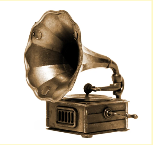 <p>Phonograph = Record player (n)</p>