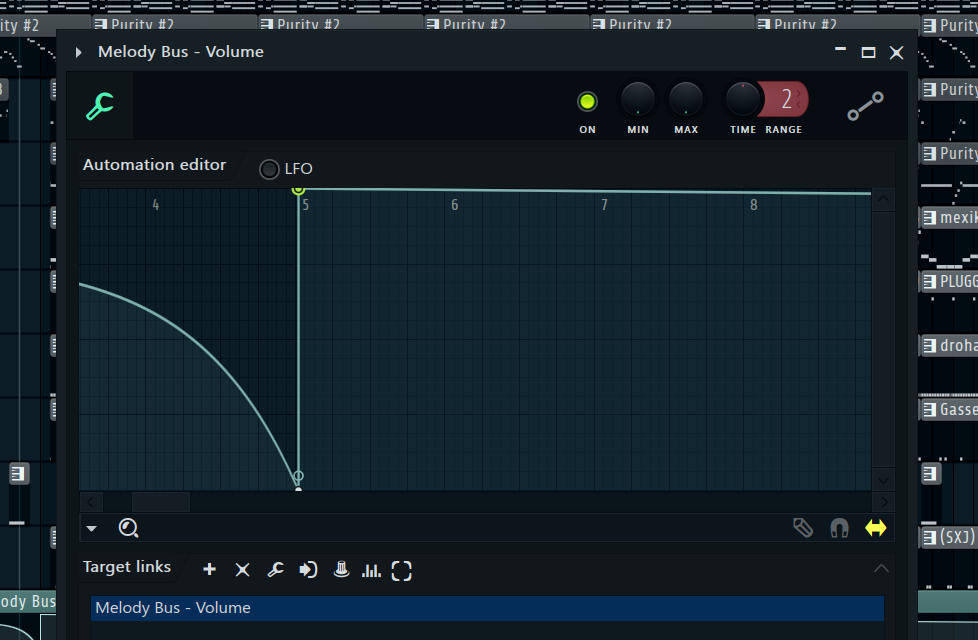 <p>You can ?&amp;? Automation values. (Never draw the same “curve” twice.)</p>