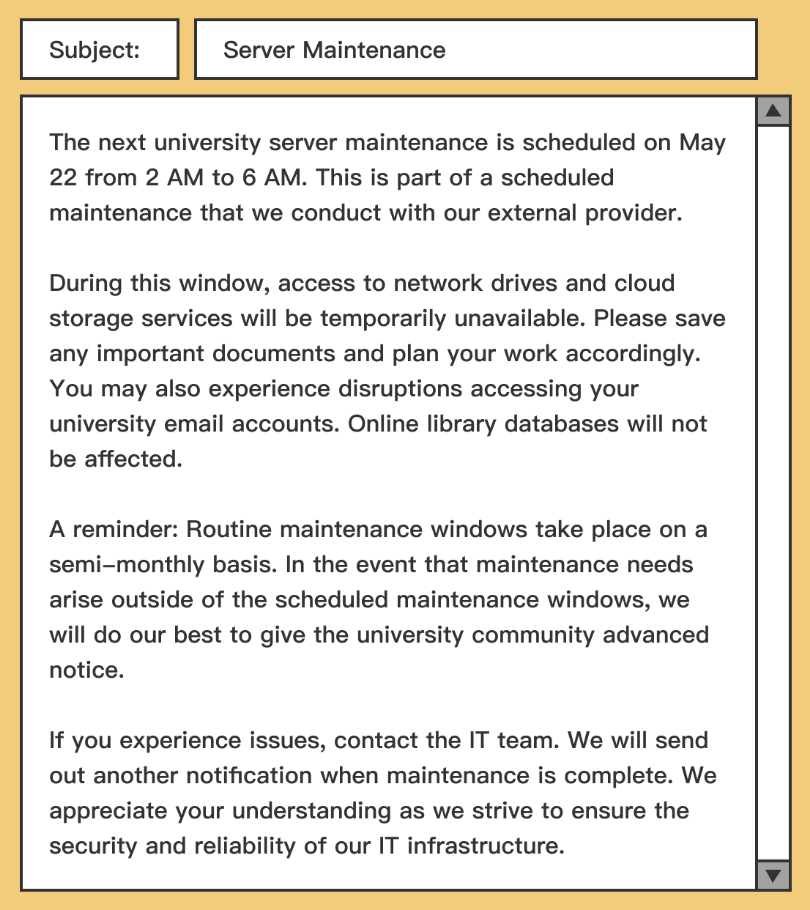 <p><span>The email is most likely sent to</span></p>